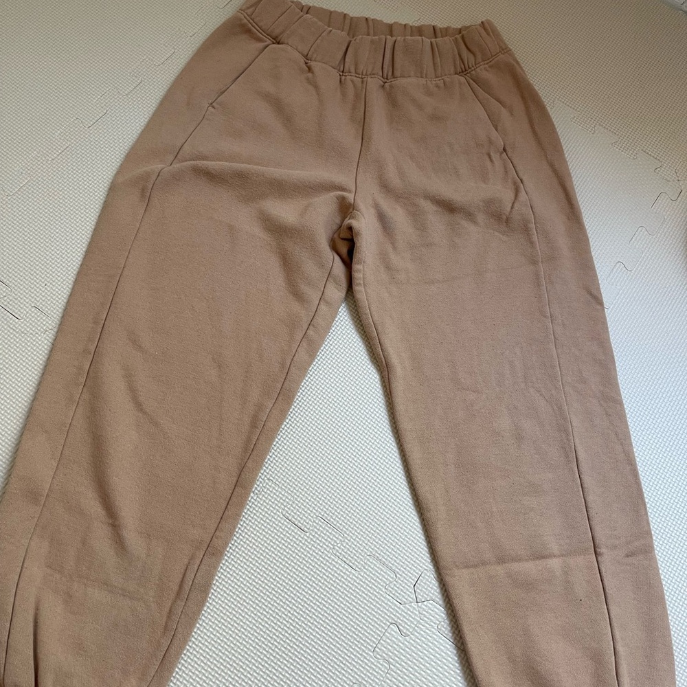 a new day Tan Track Pants